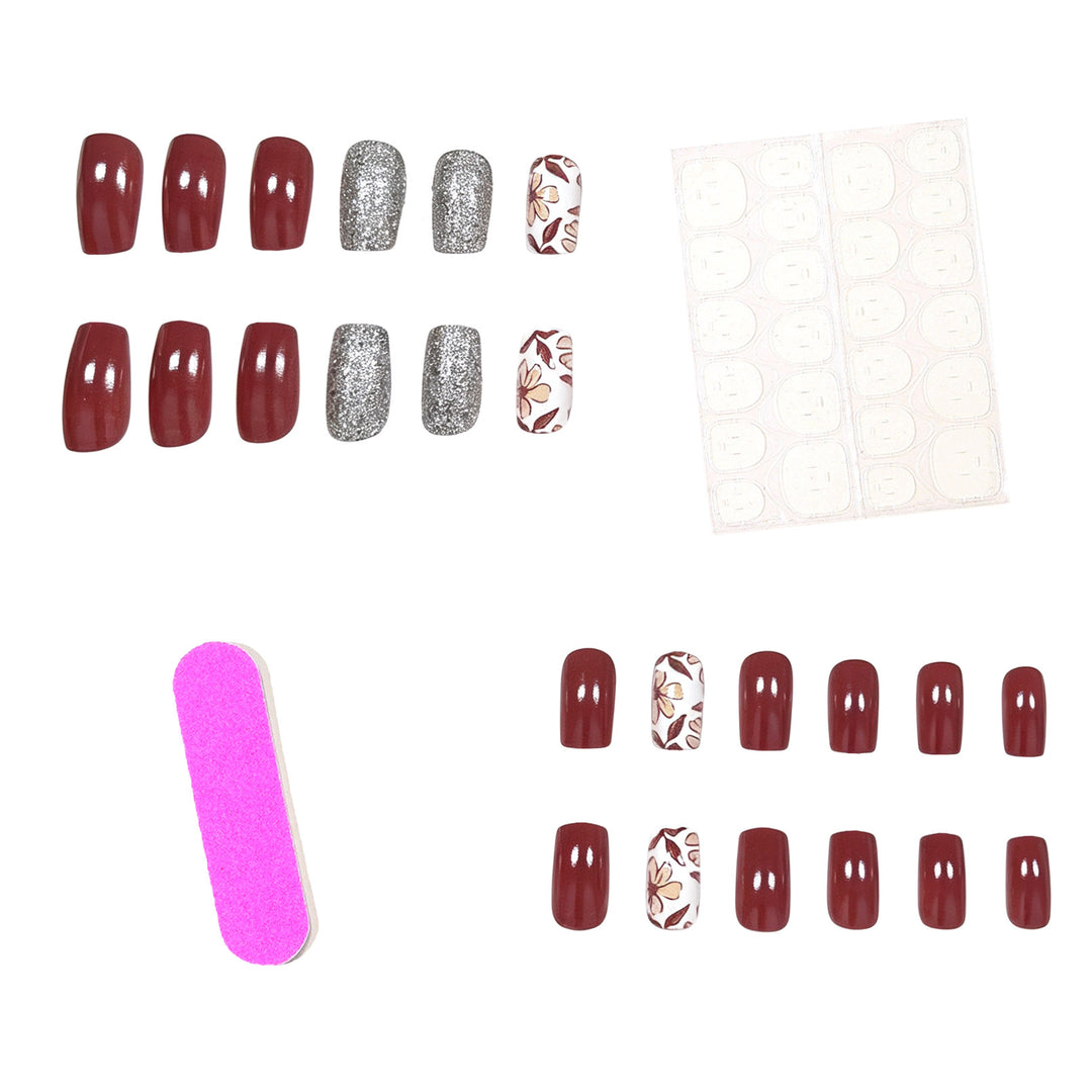 Artistic Floral Nail Design Kalsten