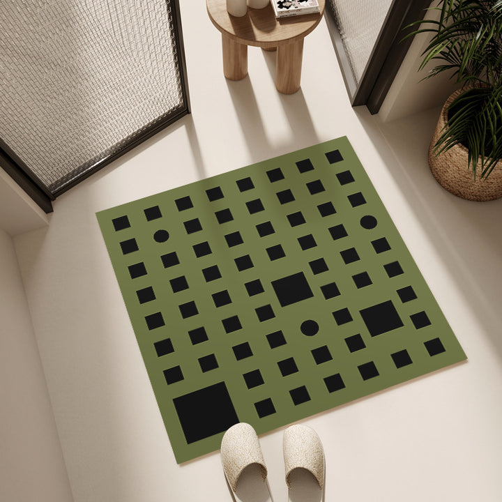 Floral Patterned Decorative Area Mat