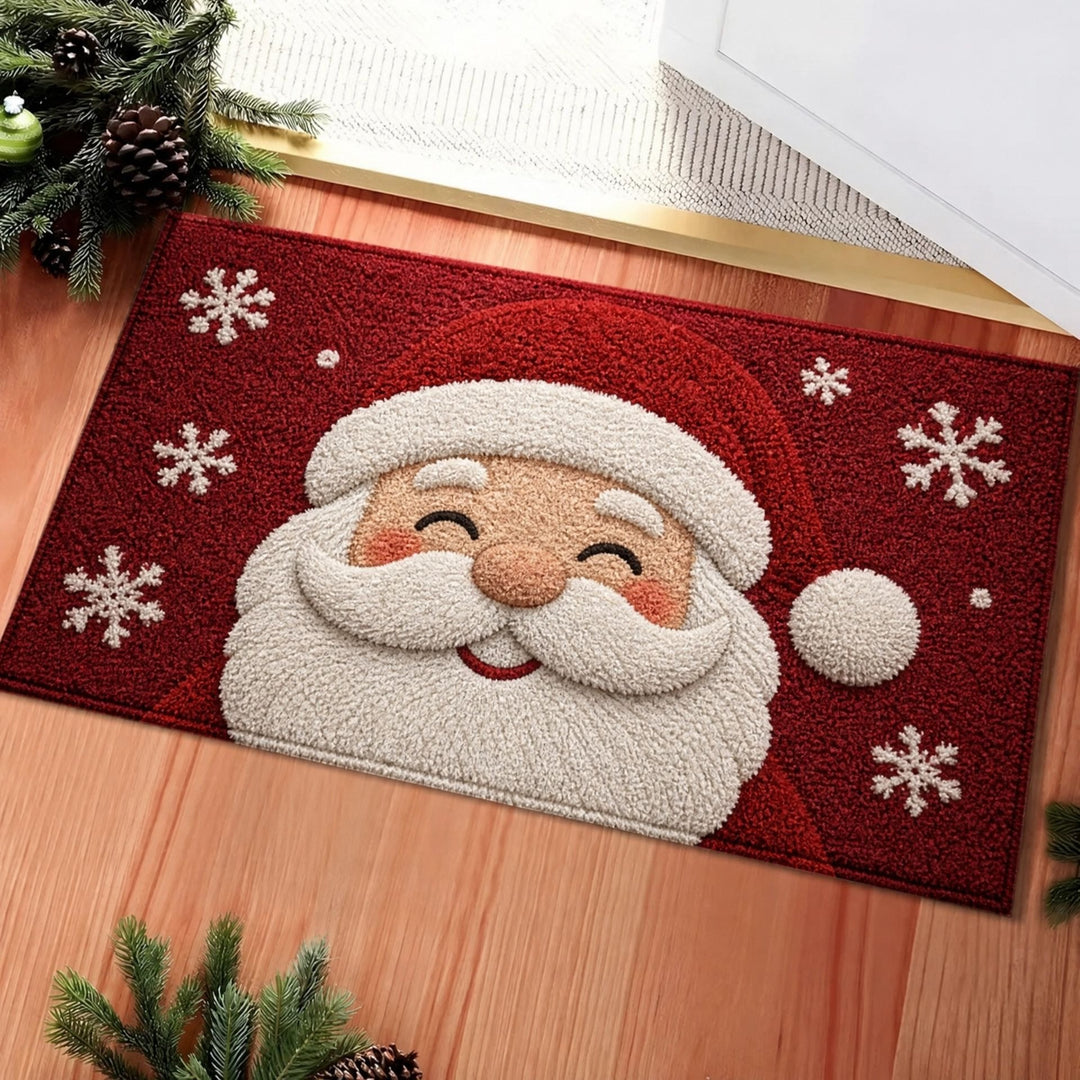 Whimsical Holiday-Themed Floor Mat Kalsten