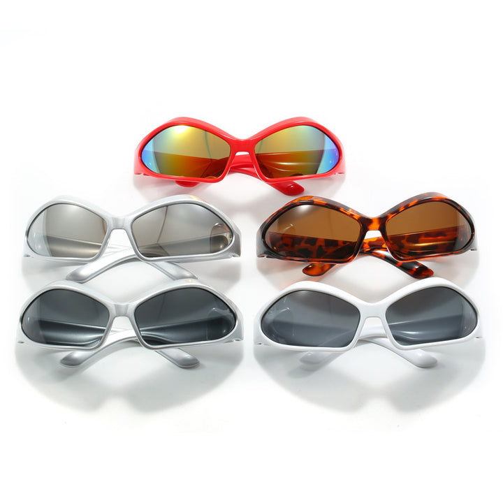 Women's Sporty Sunglasses with Aerodynamic Design Kalsten