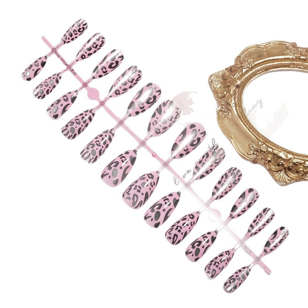 Sculpted Leopard Print Press-On Nails Kalsten
