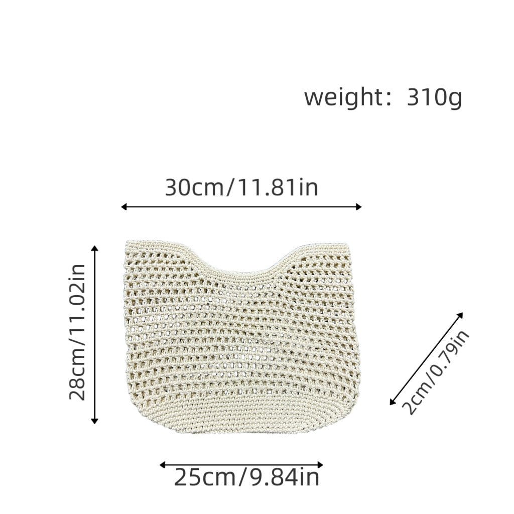 Handcrafted Shoulder Bag Made from Natural Materials Kalsten