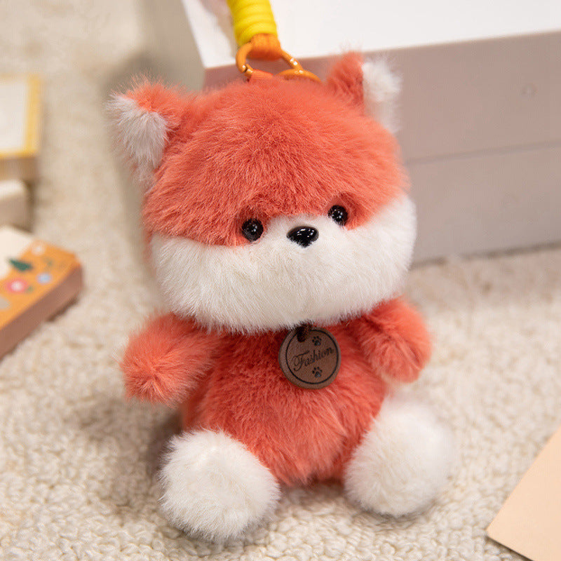 Plush Bunny Bag Charm Keychain with Long Floppy Ears and Clip Kalsten
