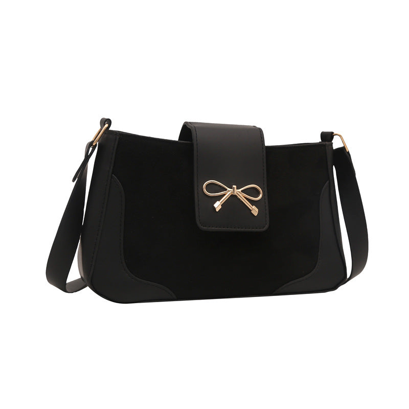 Stylish Faux Suede Handbag Kalsten