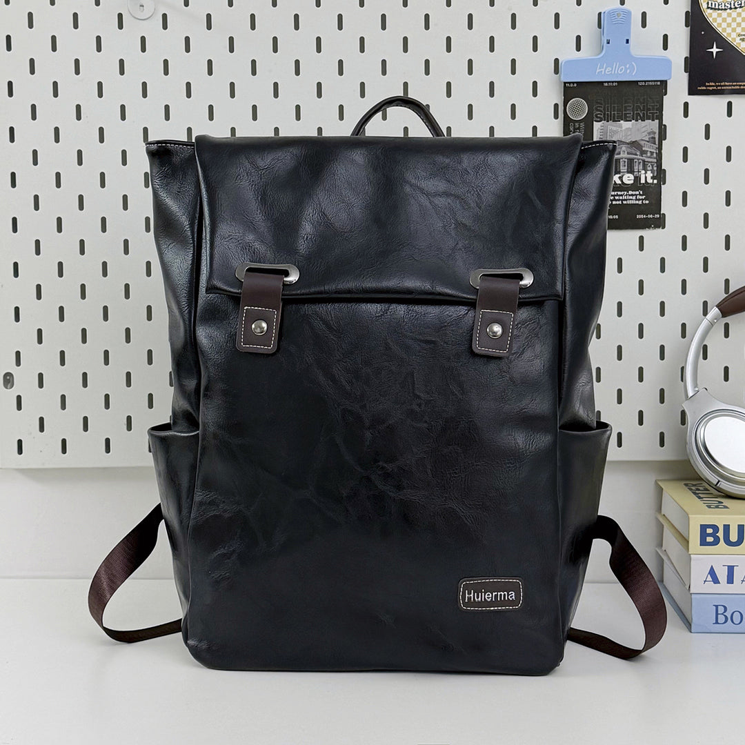 Fashionable Leather Backpack Kalsten