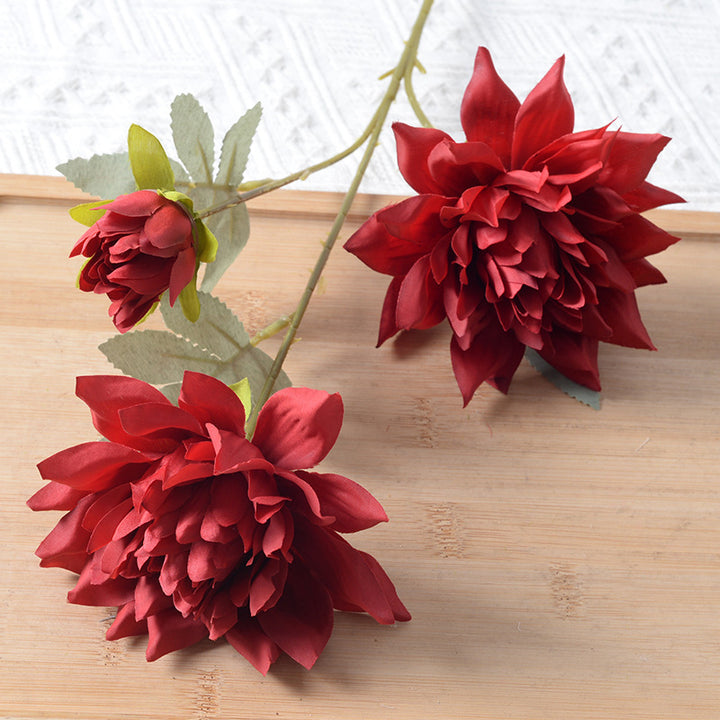 Artificial Dahlia Floral Stem