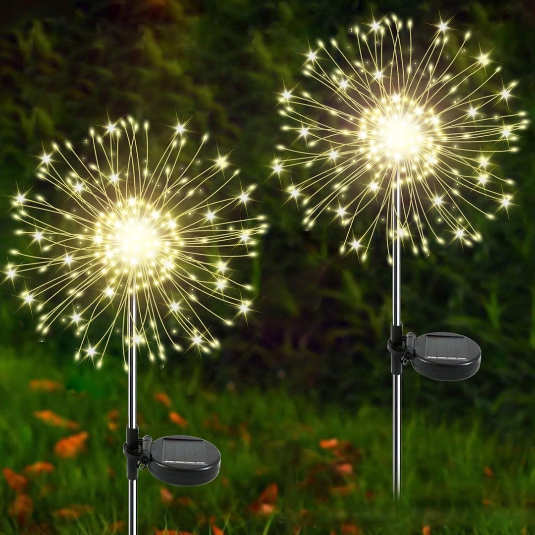 Starburst Solar Garden Stake LED Sparkler Sculpture Kalsten