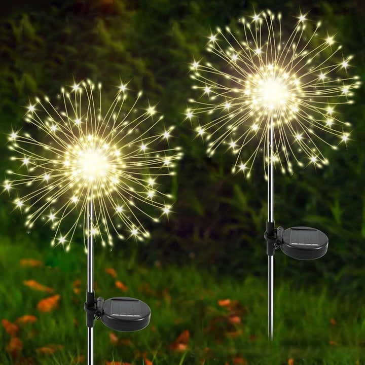 Starburst Solar Garden Stake LED Sparkler Sculpture Kalsten
