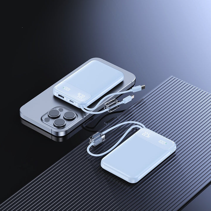 Slim Powerbank with digital charge level display and fast charging function Kalsten
