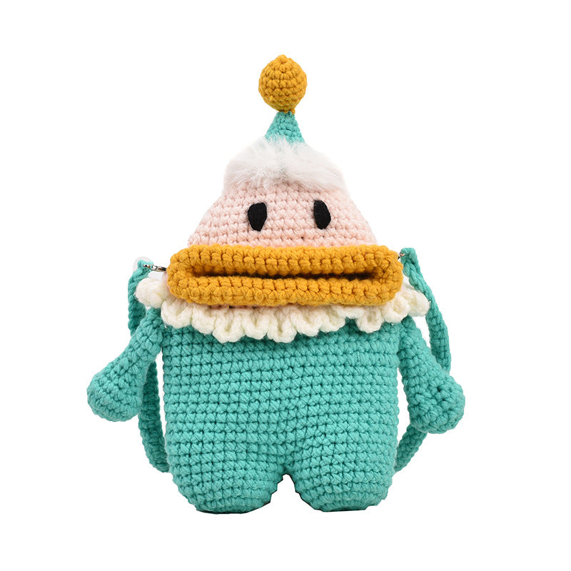 Cute Character Crochet Mini Backpack