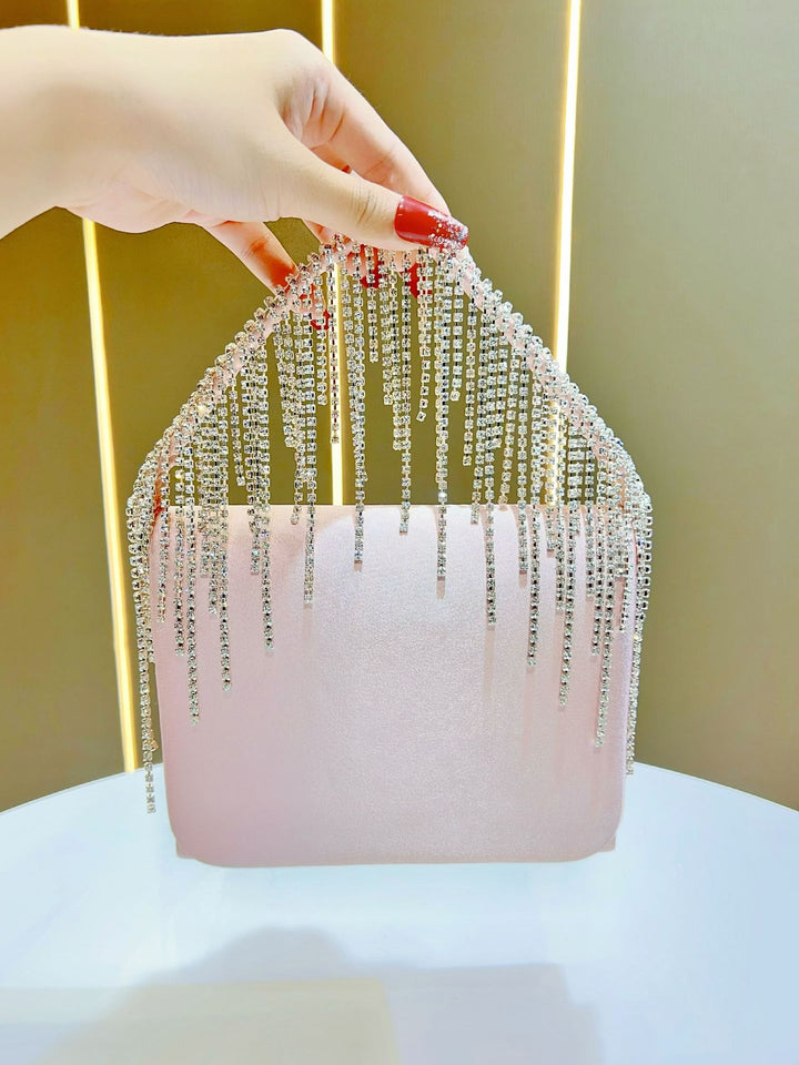 Crystal-Embellished Glam Clutch