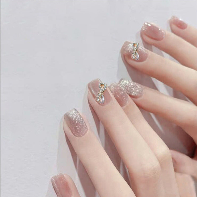 Sparkling Decorative Press-On Nail Art Kalsten