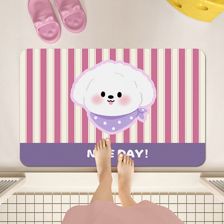Decorative Bath Mat Kalsten
