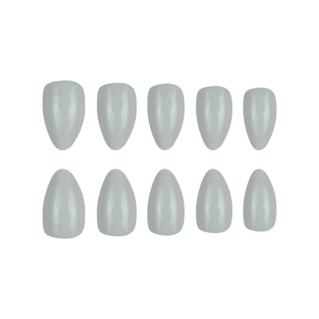 Elegant Glossy Almond-Shaped Press-On Nails Kalsten