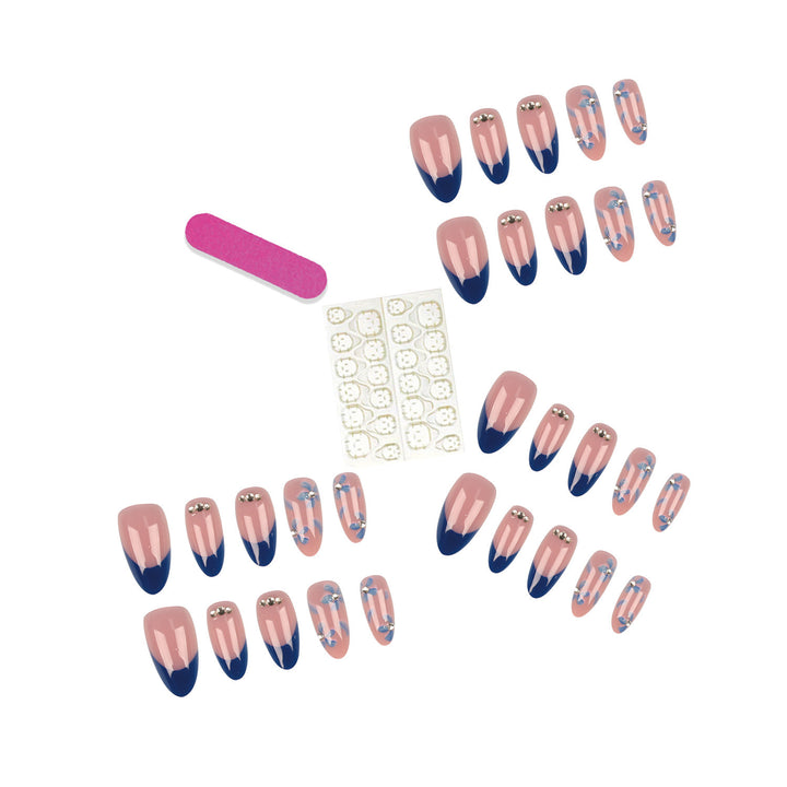 Premium Press-On Nail Tips Set with Accessories