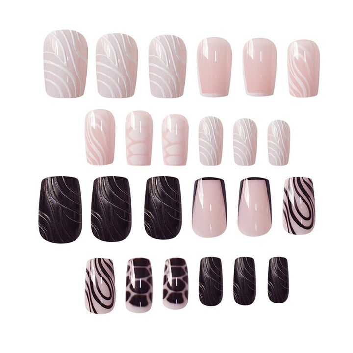 Creative Abstract Press-On Nails Kalsten