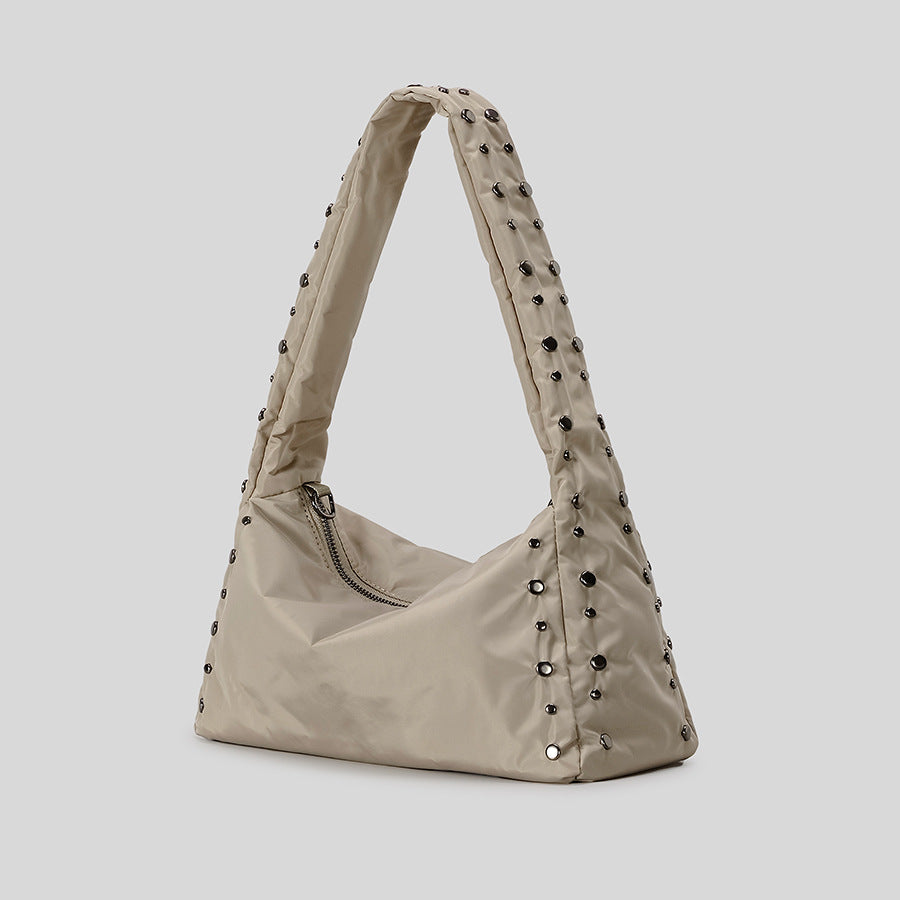 Studded Hobo Bag