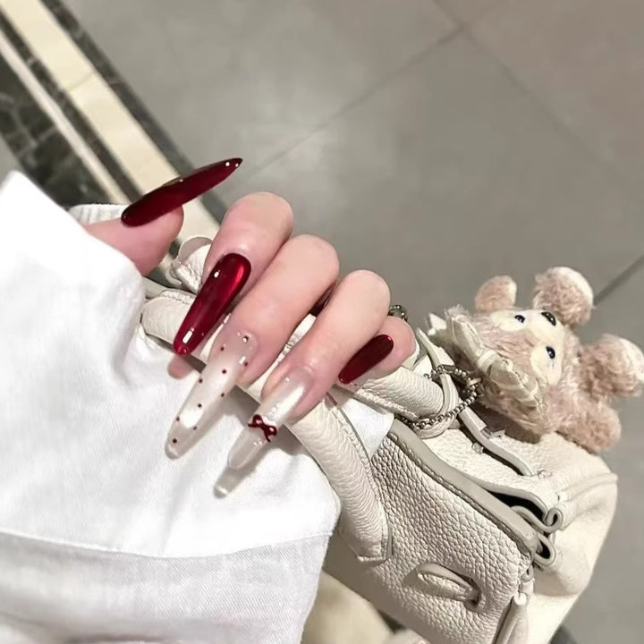Glamorous Stiletto Press-On Nail Art