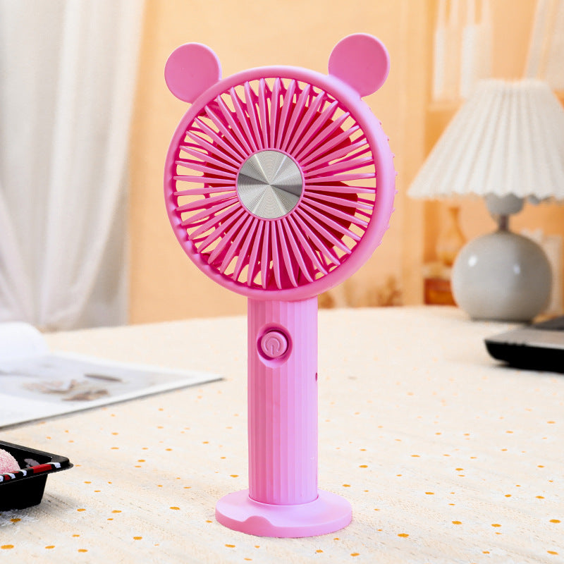 Women's Portable Hand Fan with Animal Ears Kalsten