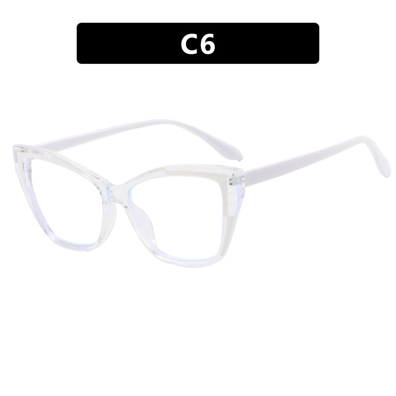 Women's Fashion Cat-Eye Glasses with Transparent Frame Kalsten