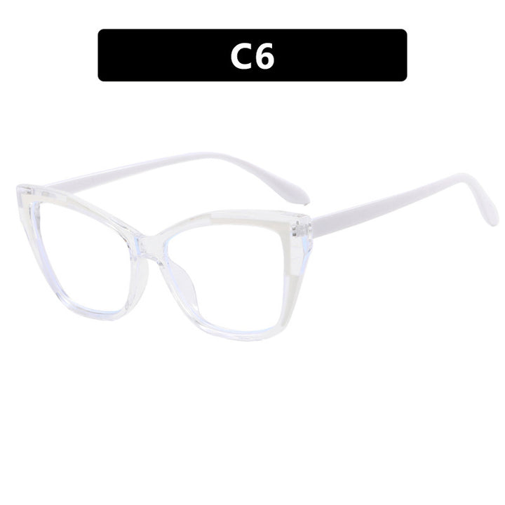 Women's Fashion Cat-Eye Glasses with Transparent Frame Kalsten