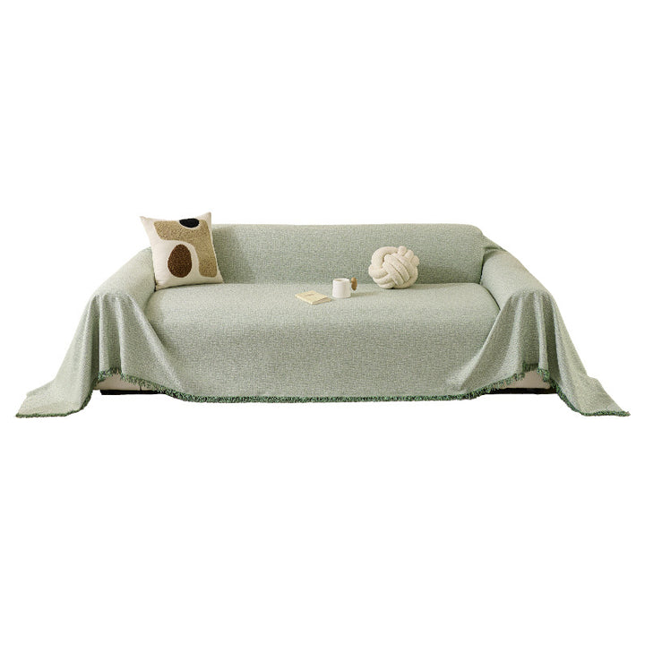 Fringed Textured Throw Blanket