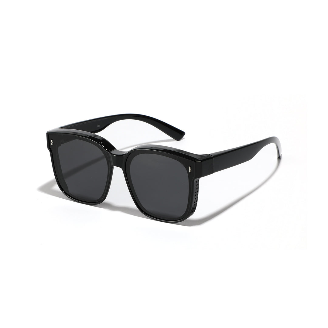 Women's square sunglasses with modern, glossy frame and UV protection Kalsten