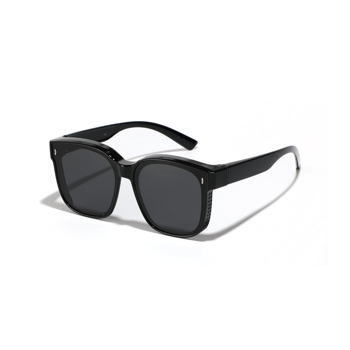 Women's square sunglasses with modern, glossy frame and UV protection Kalsten