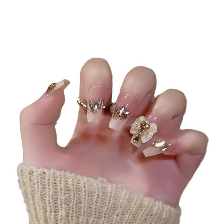 Artificial nails in romantic heart and star design Kalsten