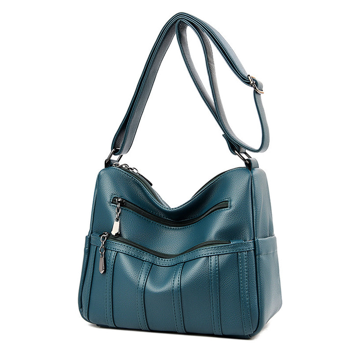 Elegant Textured Shoulder Bag Kalsten