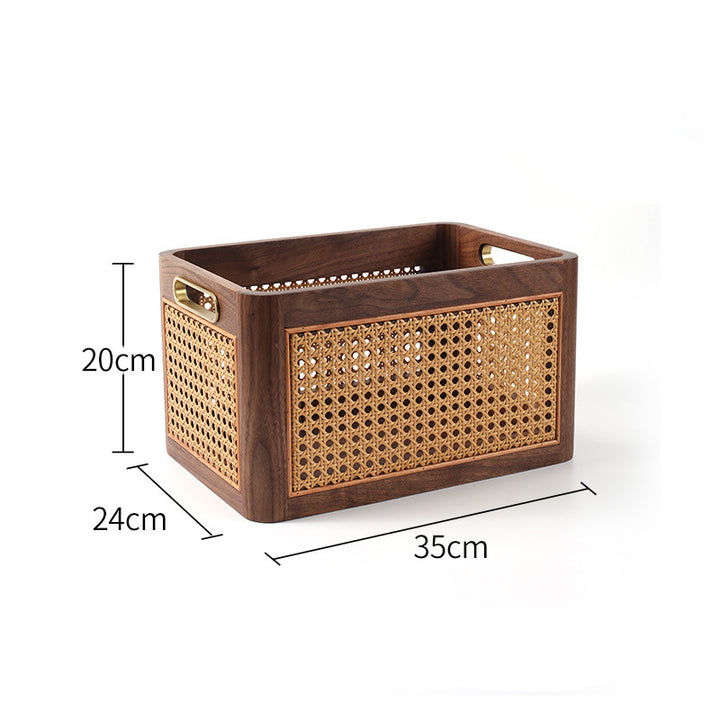 Artisan Handwoven Storage Crate Kalsten