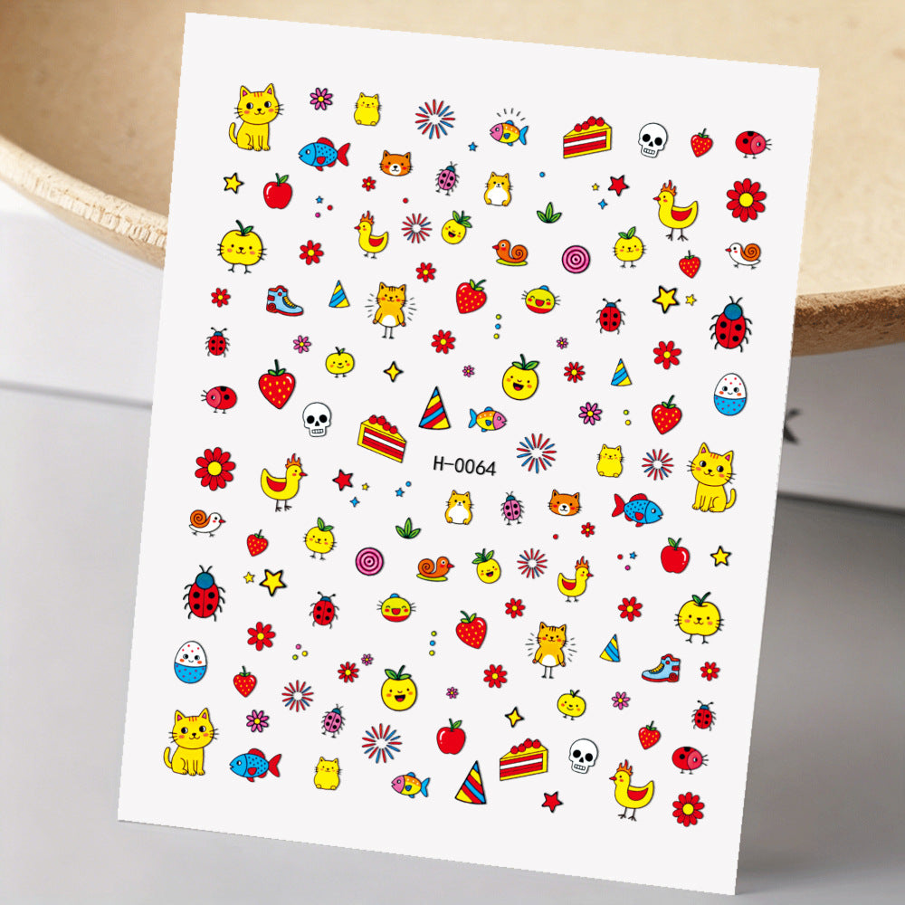 Cute Dog-Themed Nail Art Stickers