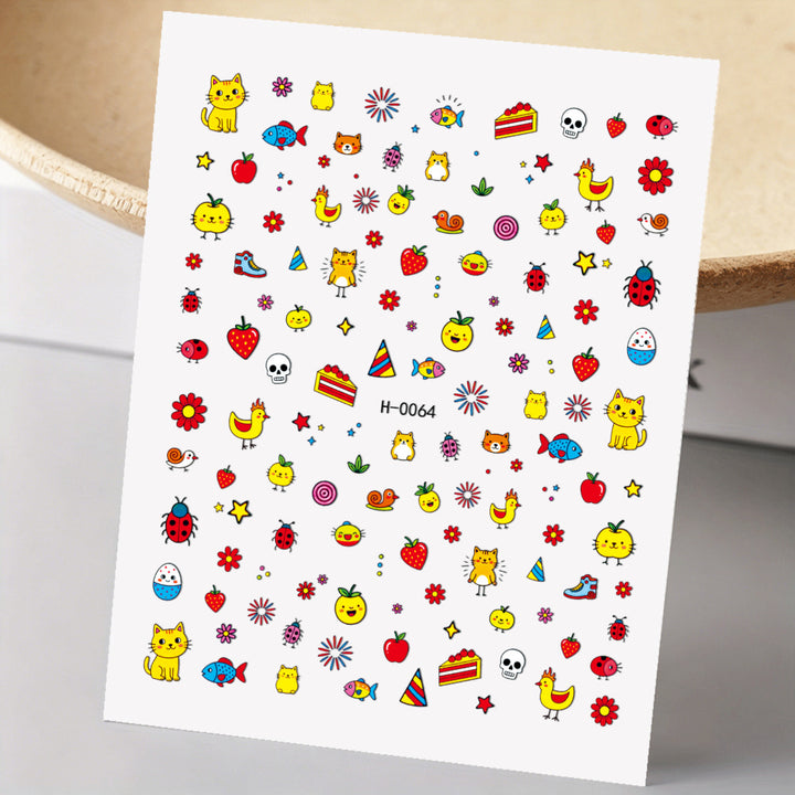 Cute Dog-Themed Nail Art Stickers