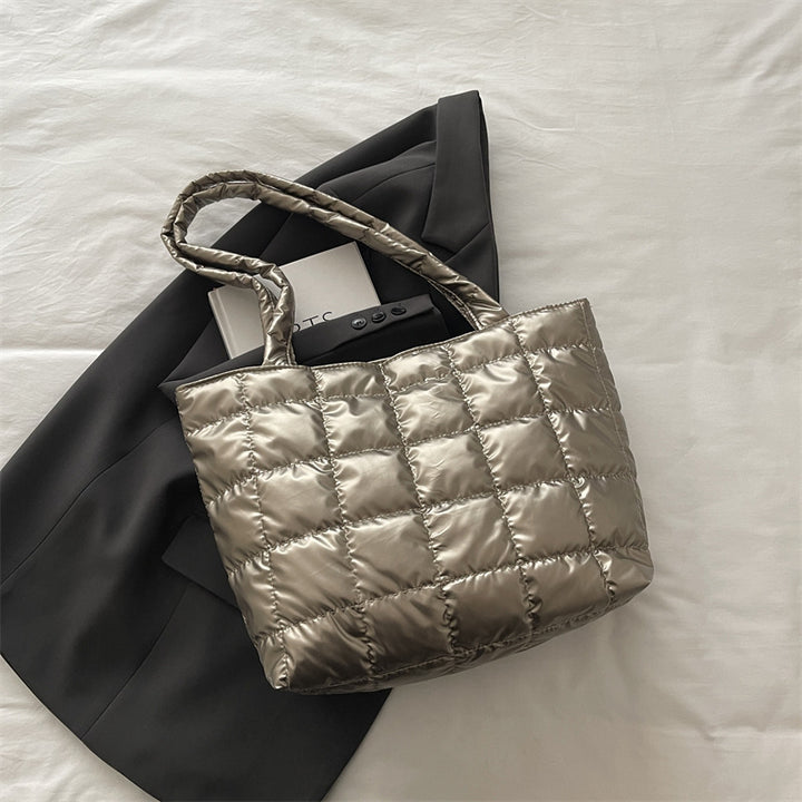 Padded Quilted Tote Bag Kalsten