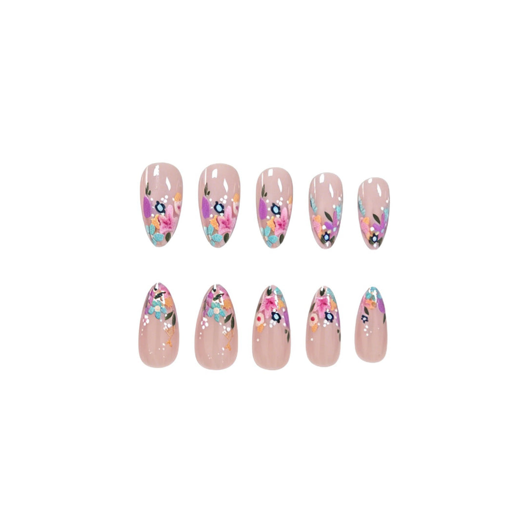 Floral Acrylic Nail Art Enhancements Kalsten 1789915430