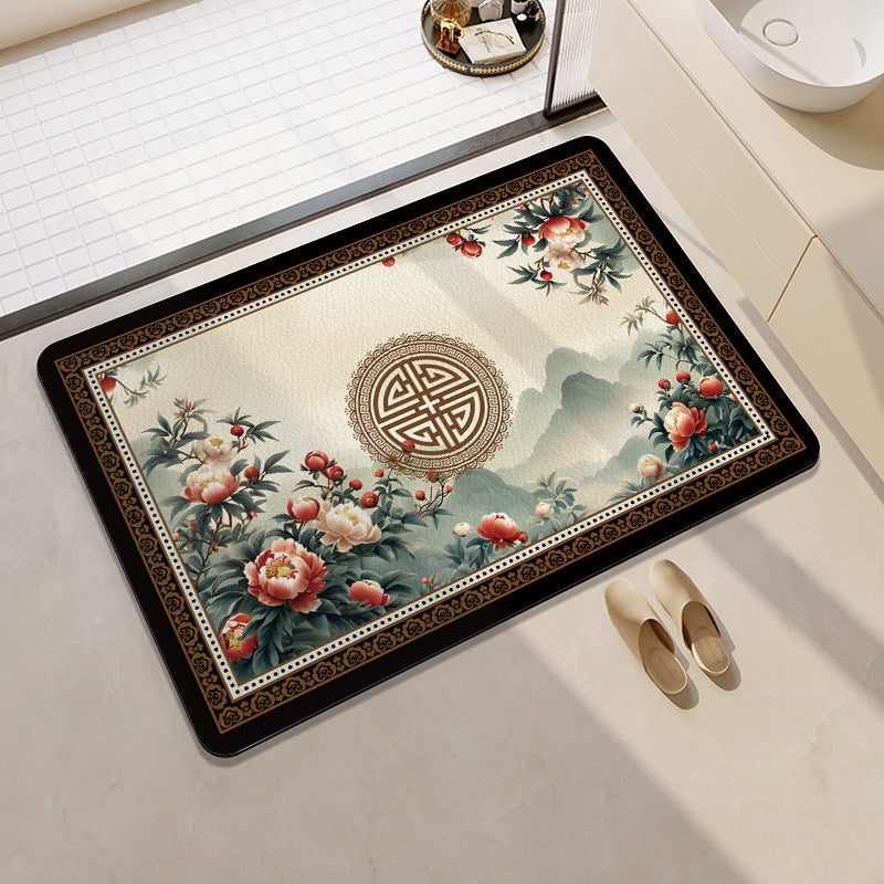 Fun Citrus-Themed Bath Mat Kalsten