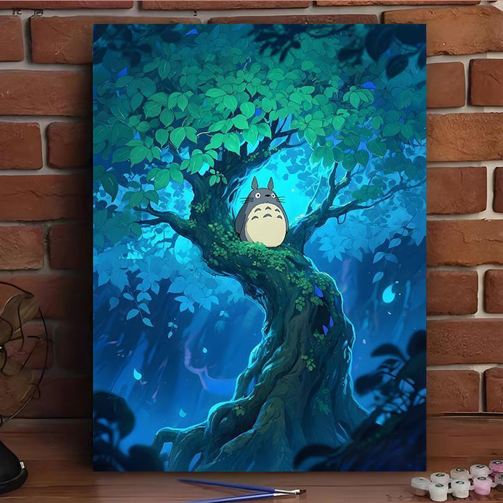 Enchanted Forest Scene Canvas Art Print Kalsten