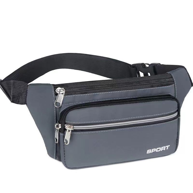 Sporty Waist Bag With Multiple Compartments Kalsten