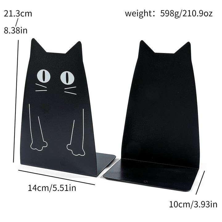 Cat Silhouette Decorative Bookends
