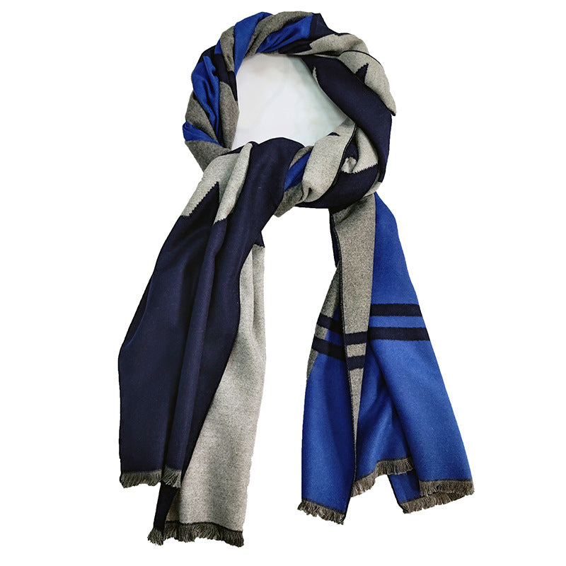 Ladies Elegant and Warm Scarf with Geometric Pattern Kalsten