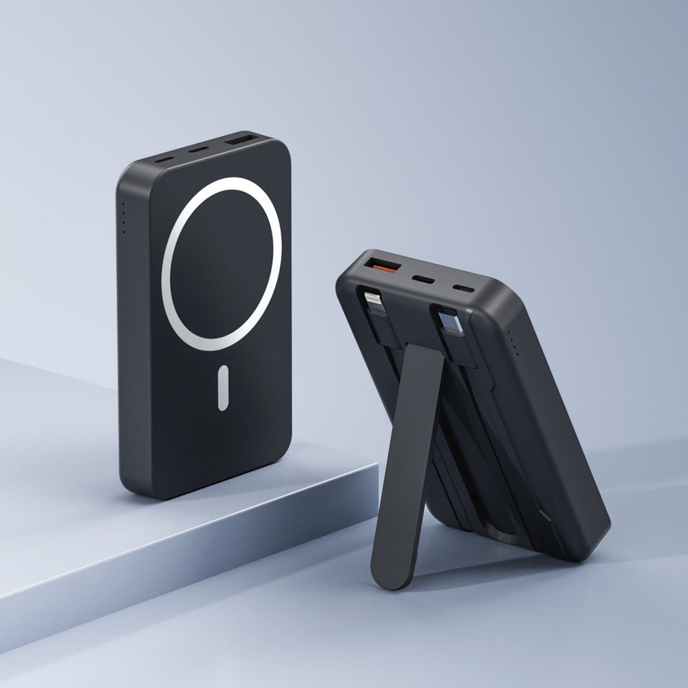 Powerbank with integrated stand function and wireless charging option Kalsten