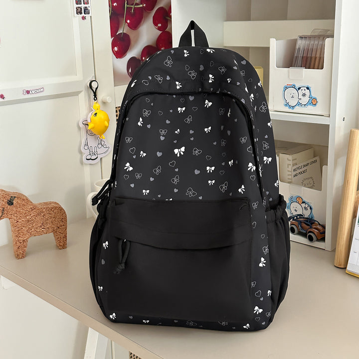 Stylish Heart-Printed Backpack Kalsten