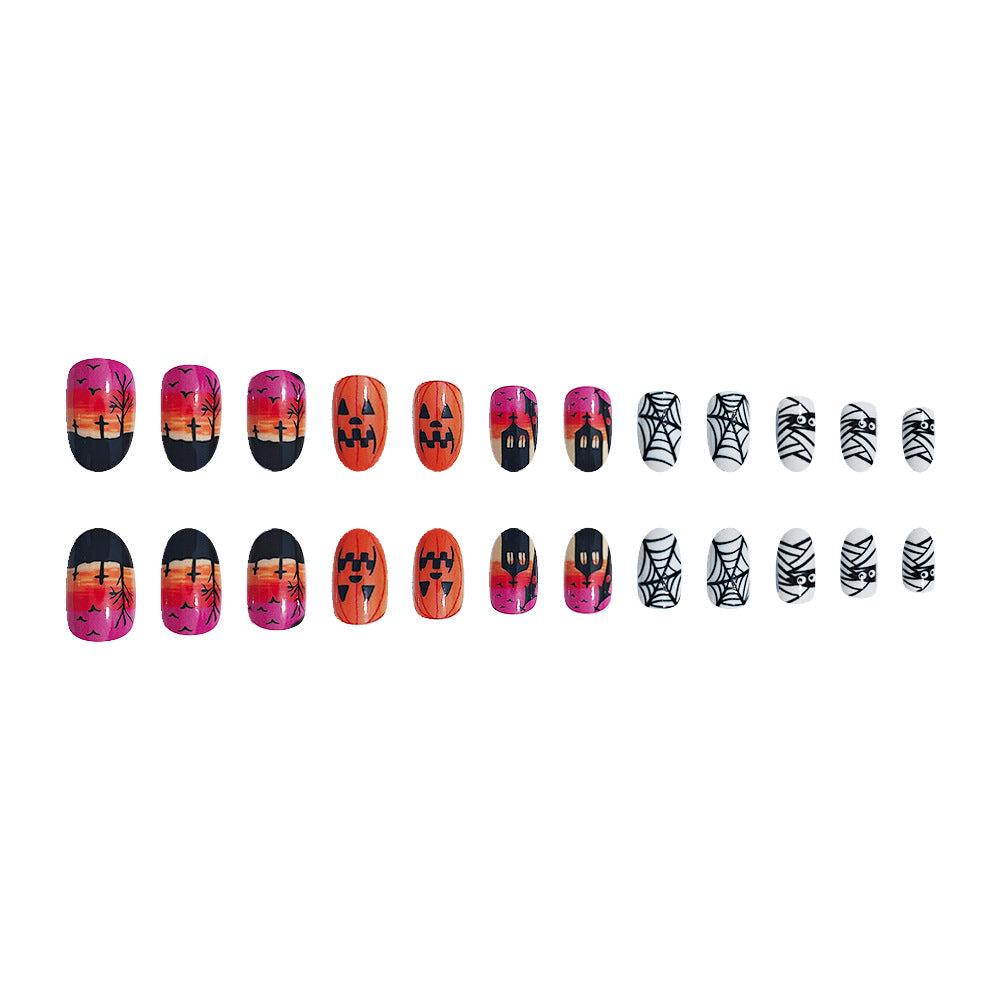 Halloween-Themed Nail Art Stickers