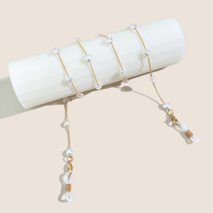 Pearl-Accented Eyewear Chain Kalsten