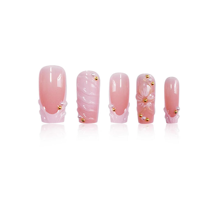 Floral-Inspired Premium Acrylic Nail Enhancements Kalsten