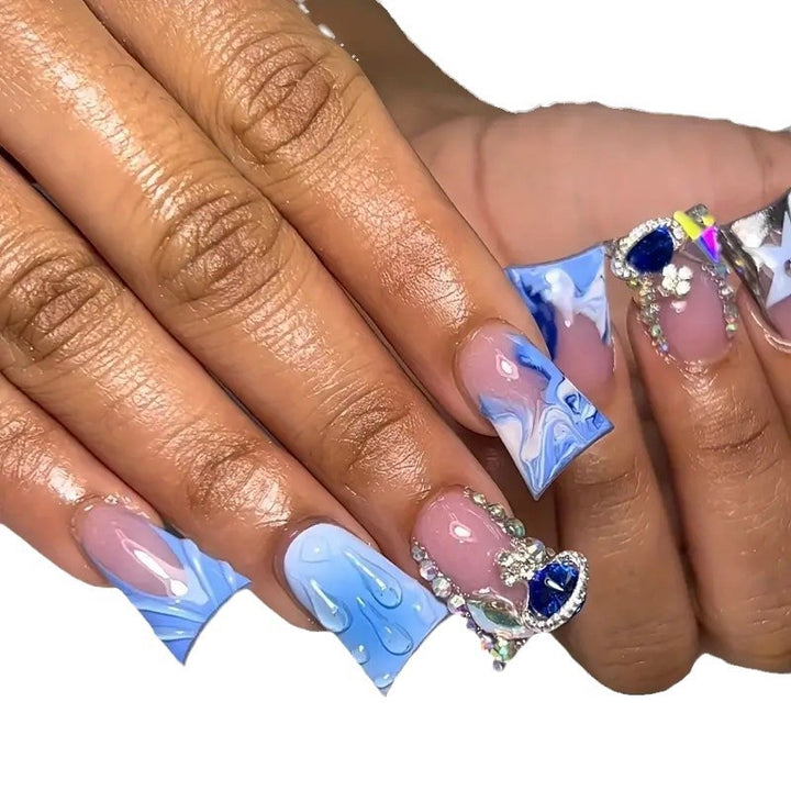 Decorative 3D Water Droplet Nail Art Extensions Kalsten