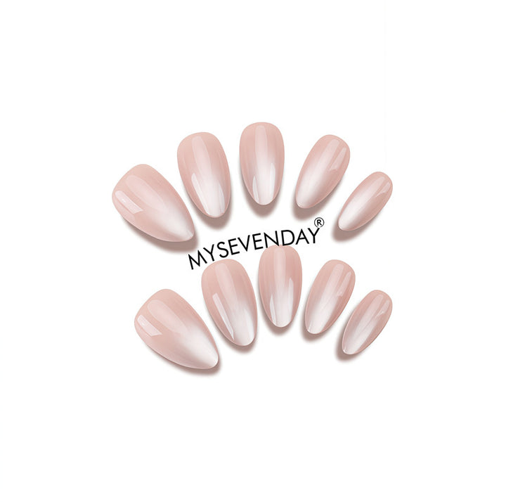 Elegant Long Almond-Shaped Press-On Nails Kalsten