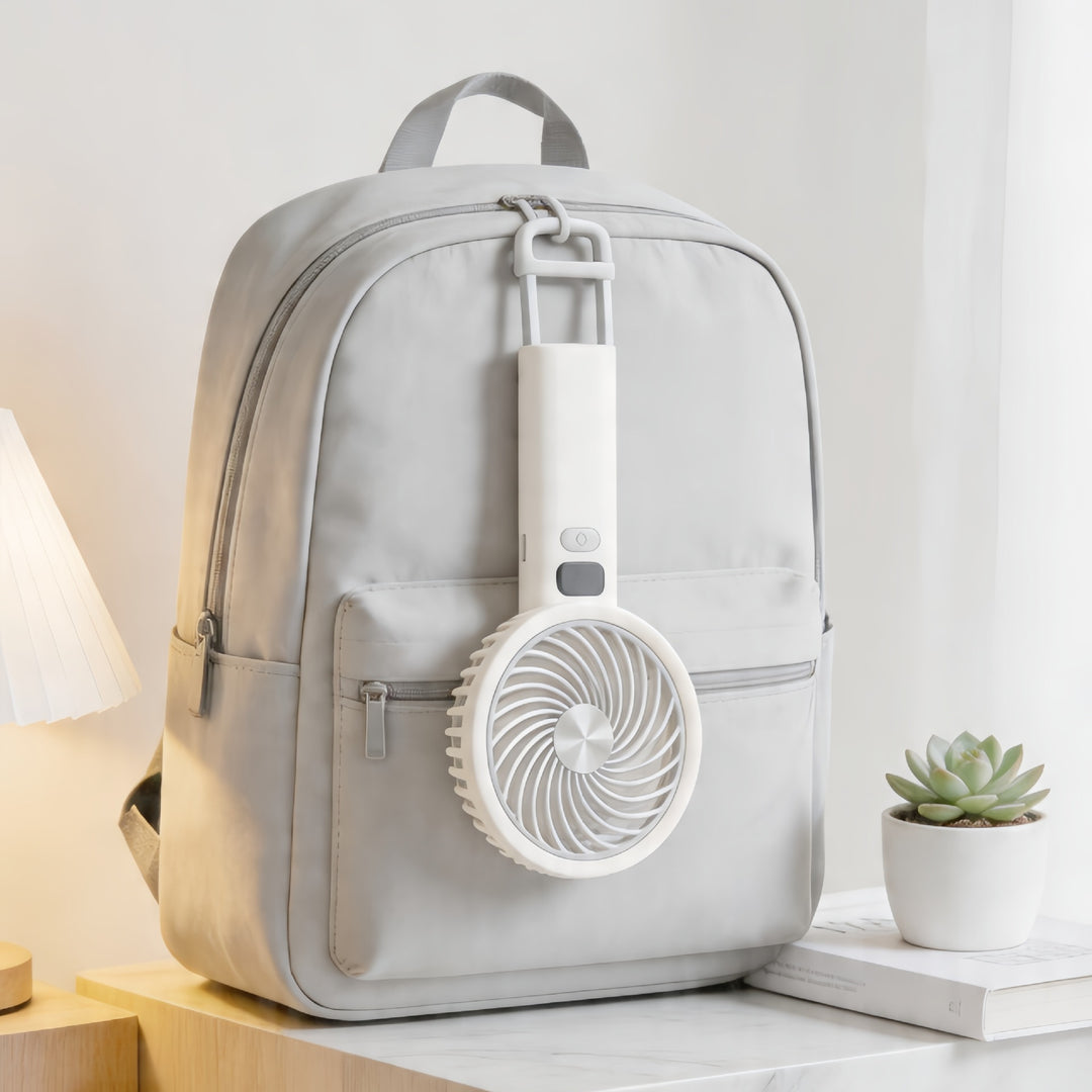 Women's portable table fan with LED display Kalsten