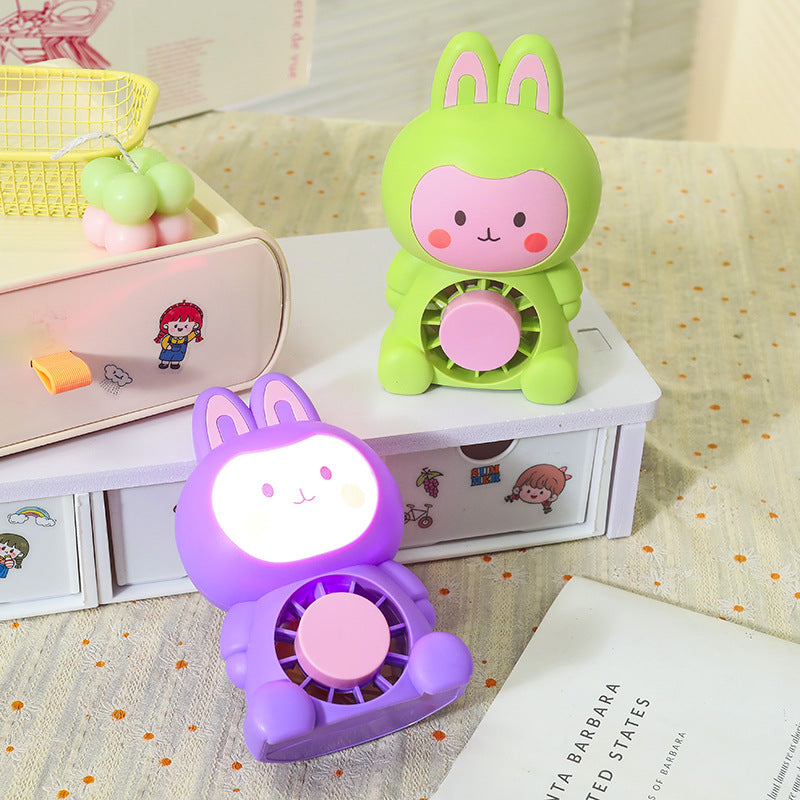 Women's portable USB mini fan in cute rabbit design Kalsten