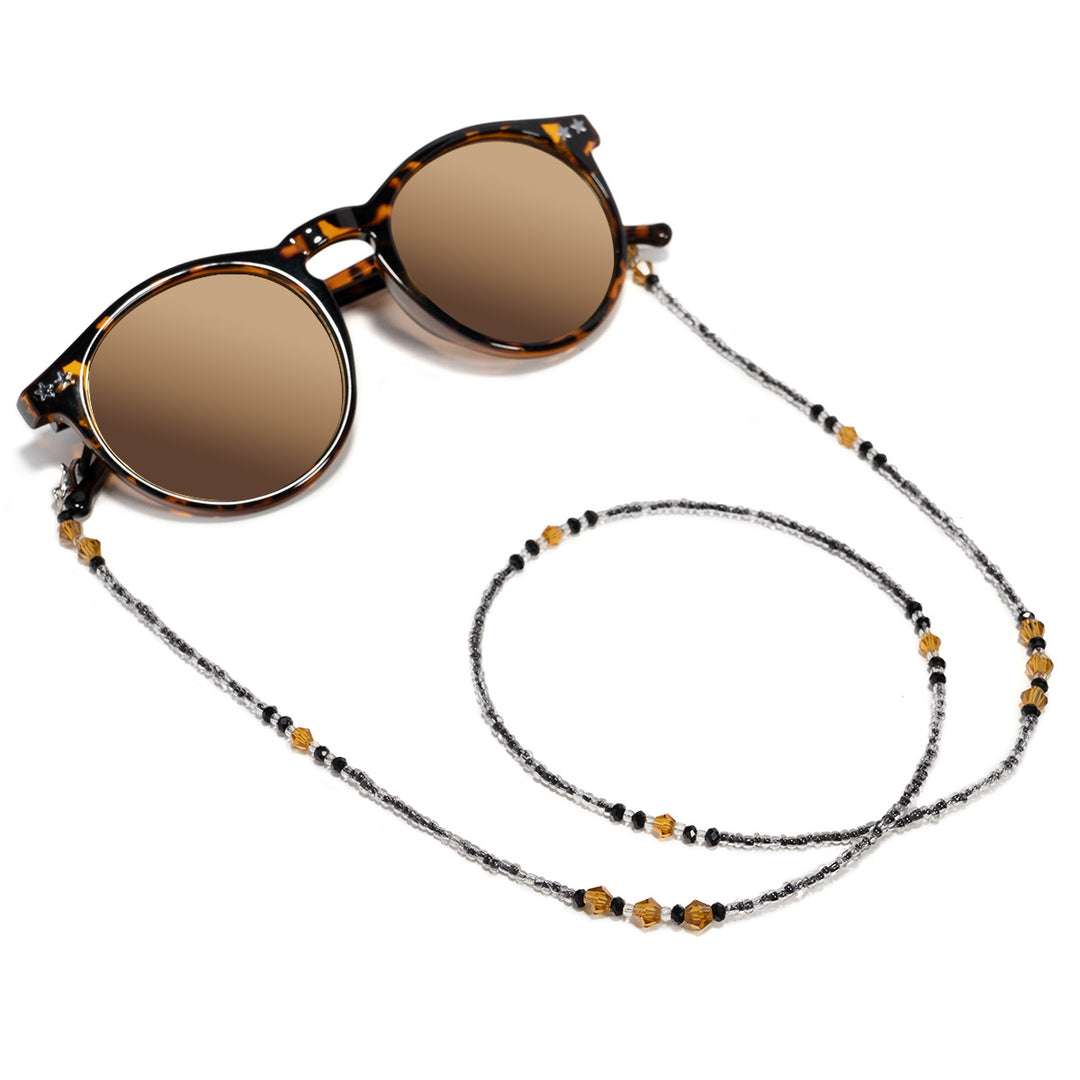 Elegant Purple Beaded Eyewear Chain kalsten